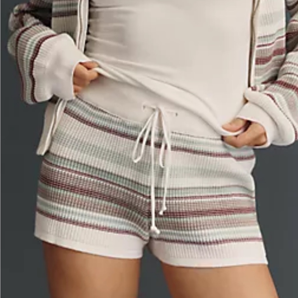 NWT. Daily Practice by Anthropologie thermal Knit Shorts, XL